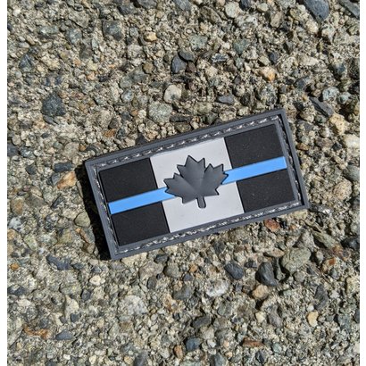 Joint Force Tactical Thin Blue Line Subdued Canada Flag Patch