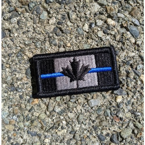 Joint Force Tactical Thin Blue Line Subdued Canada Flag Patch