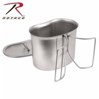 Rothco Canteen Cup W/Lid Stainless Steel