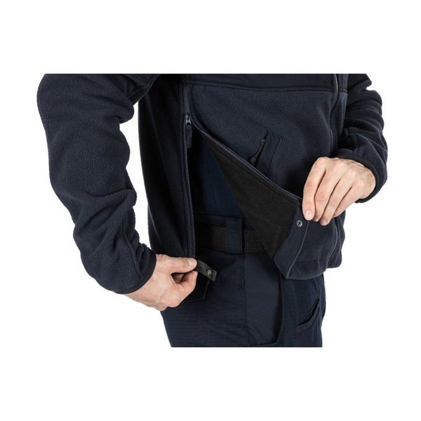 Black tactical fleece jacket deals
