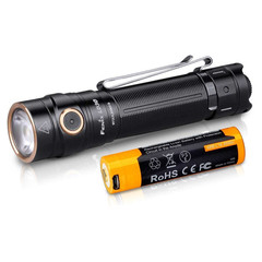 Flashlight LD30 W/ USB Rechargeable Battery