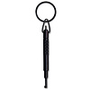 ZAK Tool Handcuff Key ZT11-LG 5" Large Grip Aluminum Swivel Key Black