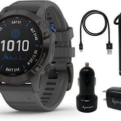 Garmin fenix 6 Pro, Black w/ Black Band