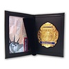 Perfect Fit Dress Leather Badge And ID Case