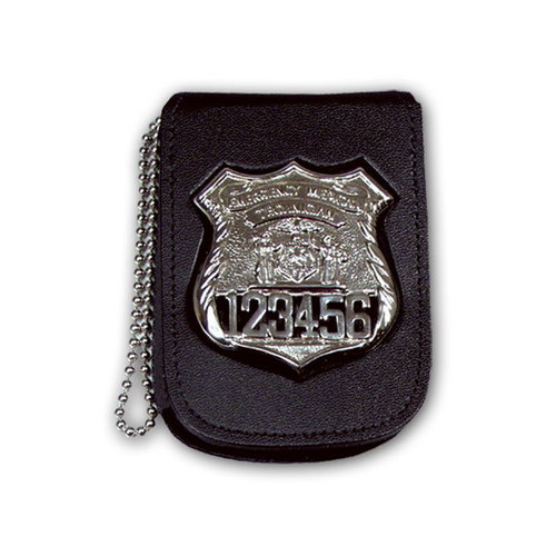 Perfect Fit Recessed Badge And ID Neck Holder W/ Chain