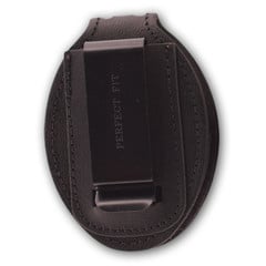 Perfect Fit Recessed Belt Clip Badge Holder with Pocket and Neck Chain