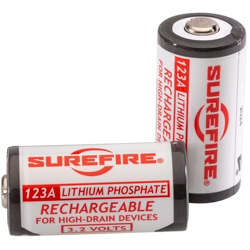 Surefire Rechargeable 123A Batteries Surefire 2/Pk