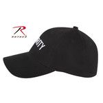 Rothco Low Profile Cap SECURITY Black W/White Letters