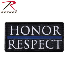 Rothco (+) Honor And Respect Thin Blue Line Patch