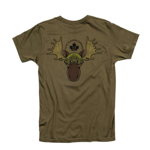 5.11 Tactical Canada Night Vision Moose S/S Tee - Military Green