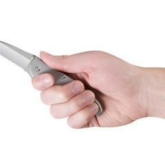 Kershaw LEEK Stainless Plain Edge Assisted Folding Knife