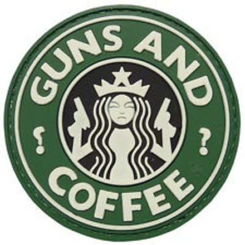5ive Star Gear GUNS AND COFFEE Morale Patch