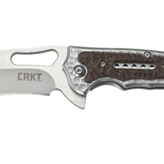 CRKT FOSSIL Plain Edge Knife Brown 5470