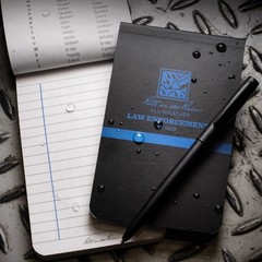 Rite In The Rain All-Weather Note Book (Thin Blue Line) 3 1/4" x  5"