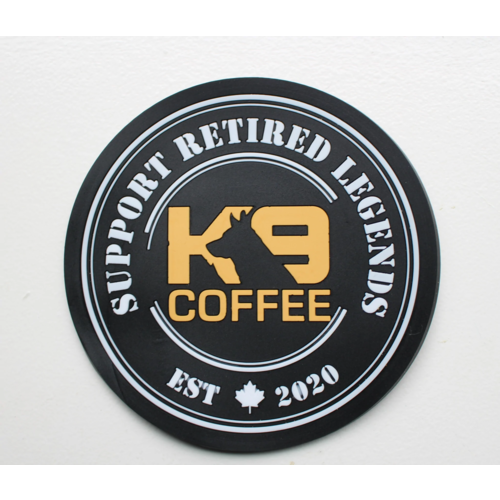 K-9 Coffee Rubber Table Coasters