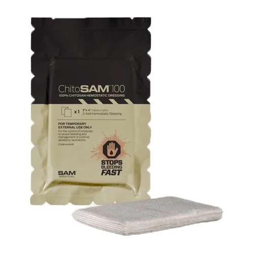 SAM Medical CHITO SAM 100 3"X4' Z-FOLD (TAN)