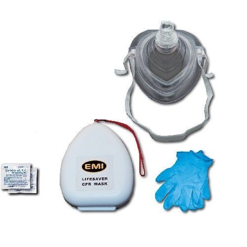EMI Emergency Medical Lifesaver CPR Mask Kit
