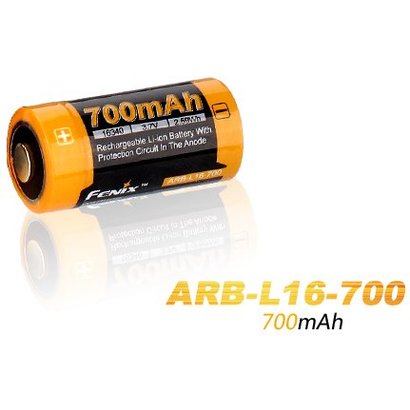 Fenix Battery Rechargeable 16340 3.6V 700 Mah