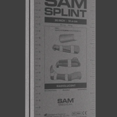 SAM Medical SAM SPLINT 36" ROLL - Charcoal