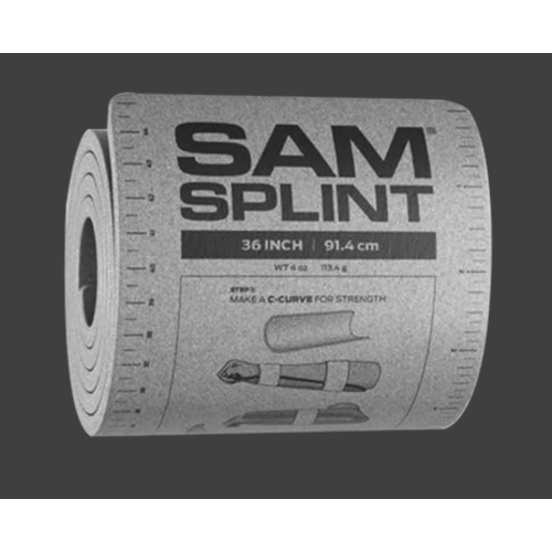 SAM Medical SAM SPLINT 36" ROLL - Charcoal
