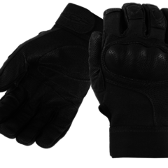 Damascus Nitro Hard Knuckle Gloves - Black