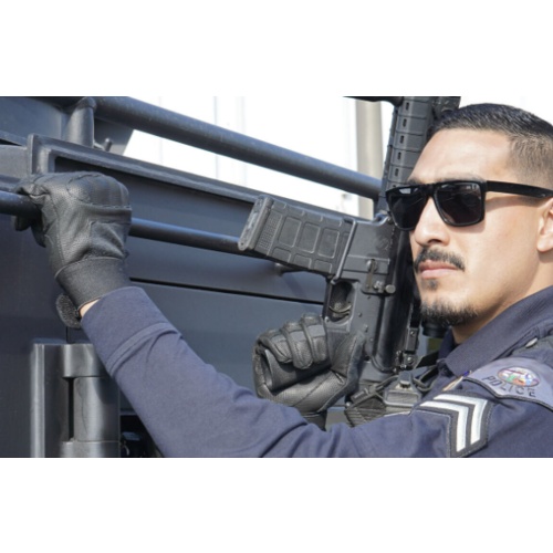 Damascus Nitro Hard Knuckle Gloves - Black