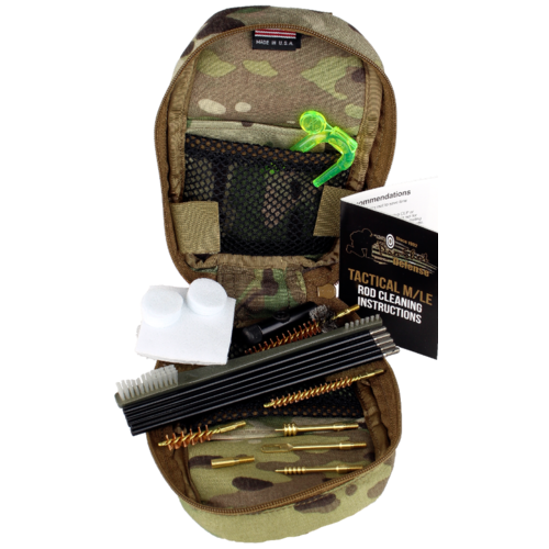 Pro Shot Products Tactical Multi-Cam Pouch Rod Cleaning System for 5.56mm/.223 Cal. & 9mm