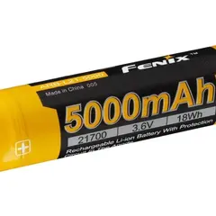 Fenix Battery Rechargeable (21700) 5000 Mah V2.0