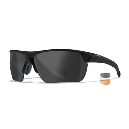 WILEY X GUARD Advanced Grey/Clear/Rust Matte Black