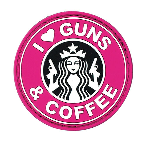 VOODOO Tactical Guns And Coffee Patch PINK
