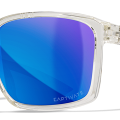 WILEY X Alfa Captivate Pol Blue Mirror/Gloss Clear Crystal Frame