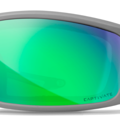 WILEY X Grid Captivate Pol Green Mirror/Matte Cool Grey Frame