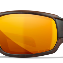 WILEY X Breach Captivate Pol Bronze Mirror/Matte Hickory Brown Frame