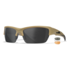 WILEY X VALOR Grey/Clear/Rust/Matte Tan Frame