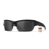 WILEY X VALOR KIT Matte Black Grey/Clear/Rust