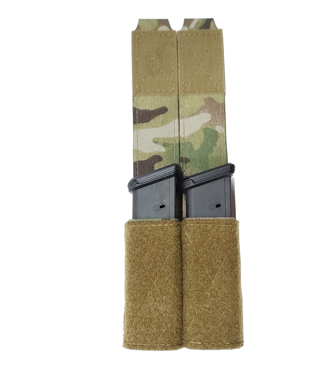 Lidded Double Pistol KYWI Pouch None - Joint Force Tactical