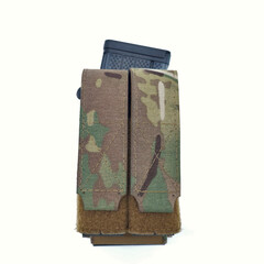ESSTAC Lidded Stacked 2 Pistol/1 x  5.56 Pouch NONE - Mid