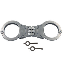 Smith & Wesson Hinged Handcuff S&W Model 300 Nickel