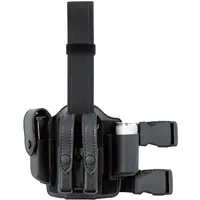 Safariland Model 6004-6 - Double Strap Leg Shroud - Complete Assembly - Black