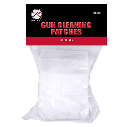 Rothco Cotton Gun Cleaning patches 200 Pk