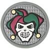 Maxpedition Jester Skull Patch Grey/Red/Green