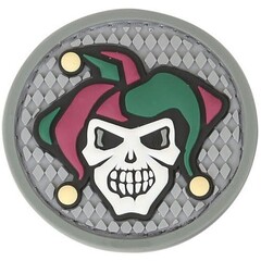 Maxpedition Jester Skull Patch Grey/Red/Green