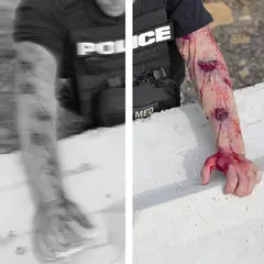 Techline Technologies Shrapnel - Full Left Arm Sleeve