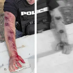 Techline Technologies Shrapnel - Full Right Arm Sleeve