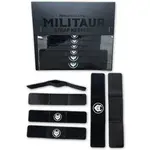 Militaur Strap Keepers  4 x 1", and 2 x 1.5" Black