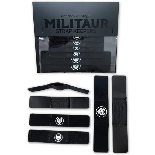 Militaur (+) Strap Keepers  - Package (4 x 1") (2 x 1.5")