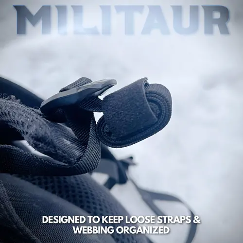 Militaur (+) Strap Keepers  - Package (4 x 1") (2 x 1.5")