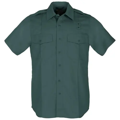 5.11 Tactical (+) Men's Taclite PDU Class A Short Sleeve Shirt Spruce Green 3XL Reg