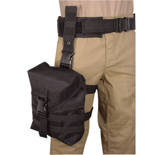 VOODOO Tactical Drop Leg Gas Mask Hip Platform - Black