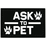 MericaLife Ask To Pet Patch